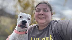 Doesn't look like she's smiling, to me...