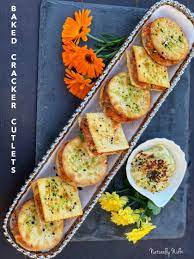 Baked Cracker Cutlets Recipe Veg Snacks Vegetarian Snacks Baked Crackers