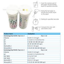 drinking water chlorine ph kh gh nitrite no2 nitrite no3