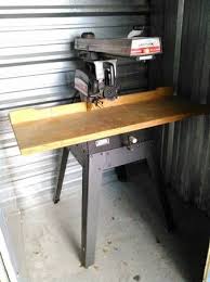 Craftsman 10 In Radial Arm Saw 2 Hp Good Condition