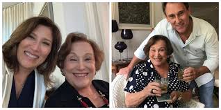 Reprodução/instagram/bethgoulartoficial/05.05.2021 nicette bruno com os filhos bárbara bruno, beth goulart e paulo goulart filho. Atriz Nicette Bruno Morre Aos 87 Anos Filhos Fazem Declaracao Emocionante Na Internet