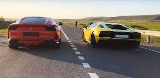 2019 lamborghini aventador svj vs ferrari 812 superfast performance comparison review forget it's an endangered species, the big bore atmo v12 has never been as good as this. Ferrari 812 Superfast Drag Races Lamborghini Aventador S In Russia Humiliation Autoevolution