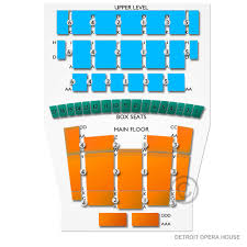 Detroit Opera House 2019 Seating Chart