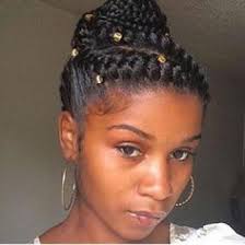 This type of hairstyle can work with weave or on natural hair, depending on what's best for you. Goddess Braids Ebena Hair Professionals