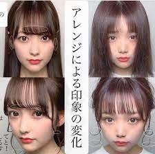 前髪似合わせ 小顔カット 前髪先生えいしょーさん on instagram この前人気だった アレンジによる印象の変化を まとめて作ってみました 保存してオーダーの際にお使いください お店の場所はこちらになります 東京都中央区銀座５丁