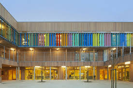 Gallery Of Groupe Scolaire Pasteur R2k Architectes 4 Arquitetura De Fachadas Arquitetura Educacional Arquitetura E Urbanismo