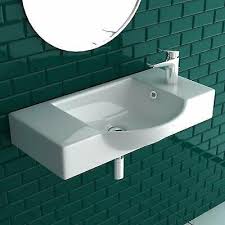 Alpenberger Handwaschbecken Aus Keramik Mit Uberlauf 55 X 32 Cm Waschtisch Ebay In 2020 Waschtisch Handwaschbecken Waschbecken