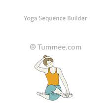 Cow Face Pose Variation Hand On Head Neck Side Stretch Yoga Gomukhasana Variation Hand On Head Neck Side Stretch Yoga Sequences Benefits Variations And Cow Face Pose Hand On