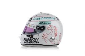 The sebastian vettel 'diversity' helmet auction is drawing to a close with only 48 hours to go! In Pictures Sebastian Vettel S First Helmet Design For 2020