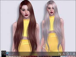 Thanks to pixelade's video above, i just found out that the modder @lowpolypancake is working on a mod that allows just that! Anto Nadia Hair For The Sims 4 Sims 4 Black Hair Sims Hair Sims 4 Clothing