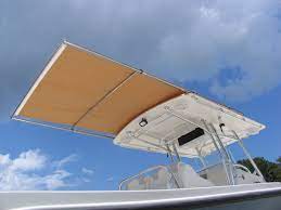 T Top Canvas Extensions With Retractable Shade Sureshade Offshore Fishing Boats Boat Console Offshore Fishing