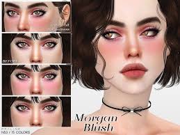 Blush In 15 Colors Found In Tsr Category Sims 4 Female Blush 2020 The Sims Cilt Rengi Sims