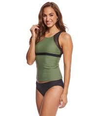 Sporti Active High Neck Tankini Top At Swimoutlet Com High Neck Tankini High Neck Tankini Top Tankini