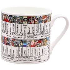 Educational Mugs Art History Timeline Picturemap In Fine Bone China By Mclaggan Smith Mugs Amazon Co Uk Kitchen Art History Timeline Mug Art Art History