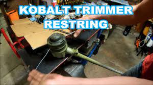 A battery operated weed wacker is extremely convenient because you only have to charge the batteries and get to work. How To Restring Kobalt Cordless Trimmer 80v Weed Wacker Youtube