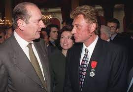 Johnny Hallyday Et Chirac Legion D Honneur Legion D Honneur Johnny Hallyday Honneur