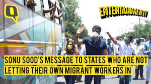 When asked about people questioning his sources of charitable resources, sonu is unperturbed. Meet The Real Life Hero Sonu Sood Who Is Helping Migrants Get Home The Quint Youtube
