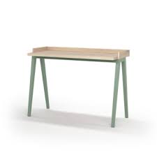 Mesa escritorio de melamina natural 120x75 cm Erik