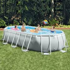 Intex 26796 Piscina Fuori Terra Ovale 503x274x122h Cm Pompa Filtro
