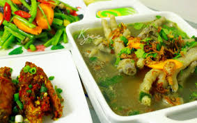 Ayam dicuci bersih sup bunjut daun limau purut batang saderi. 209 Sup Kaki Ayam Sayur Campur Dan Siakap Berlada