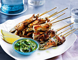 Griechische Hahnchenspiesse Rezept Lecker Rezepte Leckeres Essen Hahnchenspiesse