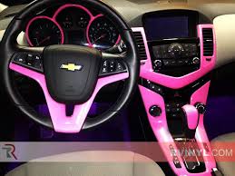 Custom Pink Dash Kit Vinyl Wrap Pink Car Interior Custom Car Interior Car Interior Diy