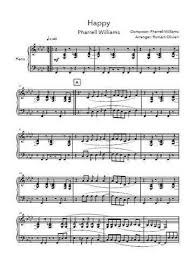 Happy Partition Gratuite Partitions De Chansons Partitions Gratuites Partition Musicale