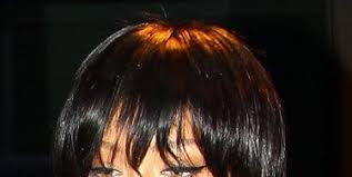 Here is a layered bob cut for curly hair. Rihanna S New Bob Haircut And Fringe November 2013 Hairstyle