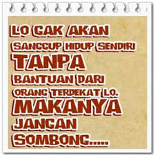 Kata sindiran buat adik ipar yang sombong via lucukonyol.com. Download Gambar Kata Kata Sindiran Buat Teman Cikimm Com
