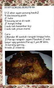 Ayam goreng berempah dan nasi kukus kegemaran sekeluarga. Ayam Goreng Berempah Foodie Recipes Food