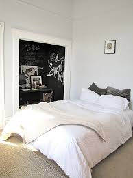 This landline phone is painted with a coat of chalkboard paint. 35 Bedrooms That Revel In The Beauty Of Chalkboard Paint