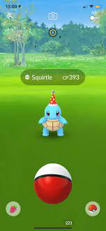 Kanto Starters Field Research Rewards With Party Hat After Event Started Thesilphroad
