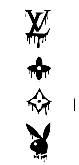 Bad Bunny Clipart Black And White Drippy Louis Vuitton Svg In 2020 Iphone Wallpaper Tumblr Aesthetic Edgy Wallpaper Art Collage Wall