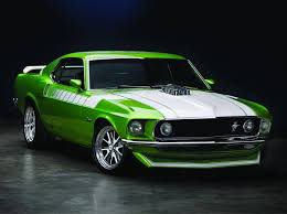 1969 Green Ford Mustang Custom Build Luks Arabalar Klasik Arabalar Araba