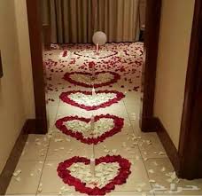 تزين غرف النوم لعيد الزواج