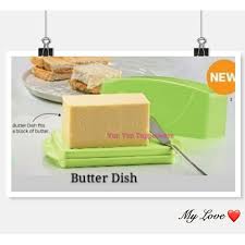• the dish can also be used to store or serve cheese. Stock Clearance Tupperware Butter Dish 1 Shopee Malaysia