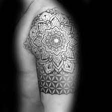 100 Flower Of Life Tattoo Designs For Men Geometrical Ink Ideas Flower Of Life Tattoo Half Sleeve Tattoos Designs Tattoo Sleeve Designs