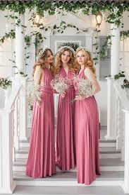 Rosewood Bridesmaid Dress Infinity Dress Floor Length Maxi Etsy Rose Bridesmaid Dresses Dusty Rose Bridesmaid Dresses Bridesmaid Dress Colors