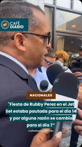 El robmanager del cantante Rubby Perez, David Alberti narra lo sucedido esa  noche. , Explico que la fiesta del artista estaba pautada para el 14 de  Abril y que por alguna razón se cambio para el día 7 ...