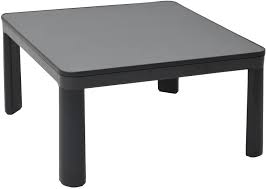 Table (furniture), a piece of furniture with a flat top and one or more legs. Yamazen Esk 751 B Casual Kotatsu Japanese Heated Table 75x75 Cm Black By Yamazen Amazon De Baumarkt