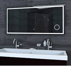If you have a single sink, then extend the side area and install additional mirror above it. Bathroom Storage Mirrors Renewal Time 48 Inch Led Light Backlit Bathroom Vanity Wall Mounted Illuminated Makeup Mirror Bathroom Fixtures