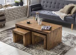 Wohnling Couchtisch Set Mumbai Aus Sheesham Massivholz Wohnzimmer Wohnen Fernsehtisch Beistelltisch Sat Coffee Table Cube Coffee Table Retro Coffee Tables