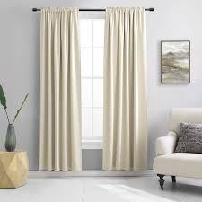Elegant Comfort Quatrefoil Jaquard Look Curtains With Pleated Attached  Valance, With Rod Pocket For Kitchen, Bedroom And Living Room (54 X 84-Inches  Long, Set Of 2), Silver - Walmart.Com