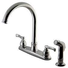 Grace hill design, based in wayzata, minnesota, reinvents french country style in this cooking space using neutral colors, natural textures, and decorative accents that resemble a modern farmhouse look. Kingston Brass French 2 Handle Standard Kitchen Faucet With Side Sprayer In Polished Chrome Hfb7791flsp The Home Depot