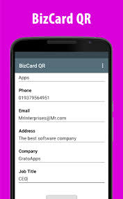 I have the same question (13) subscribe subscribe. Vcard Mecard Bizcard Qr Make Create Generate For Android Apk Download