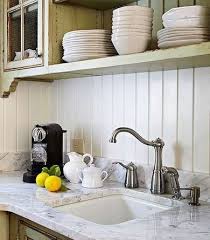 17 Backsplashes For A Unique Kitchen Beadboard Kitchen Trendy Farmhouse Kitchen Farmhouse Kitchen Backsplash