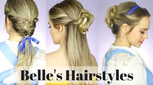 Belle ballgowns dress make to order. 1 All The Beauty And The Beast Hairstyles Kayleymelissa Youtube Belle Hairstyle Hair Styles Disney Hairstyles