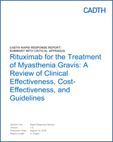 Rituximab For The Treatment Of Myasthenia Gravis A Review