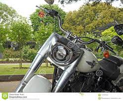 Harley Davidson Front Forks Tank Saddle Handle Bars Editorial Stock Photo Image Of Exhaust Handle 117973153