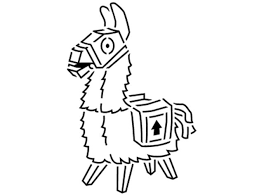 Learn how to draw fortnite pictures using these outlines or print just for coloring. Llama Stencil By Longquang Thingiverse